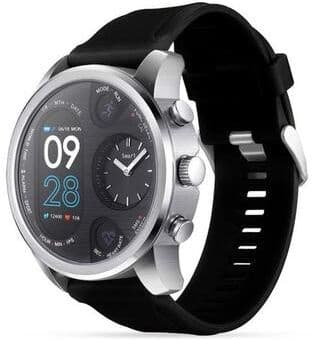 Inspired Deals T3 Men's Smart Watch Dual Display IP68 Waterproof Fitness Tracker Watch With 15 Day Standby black
