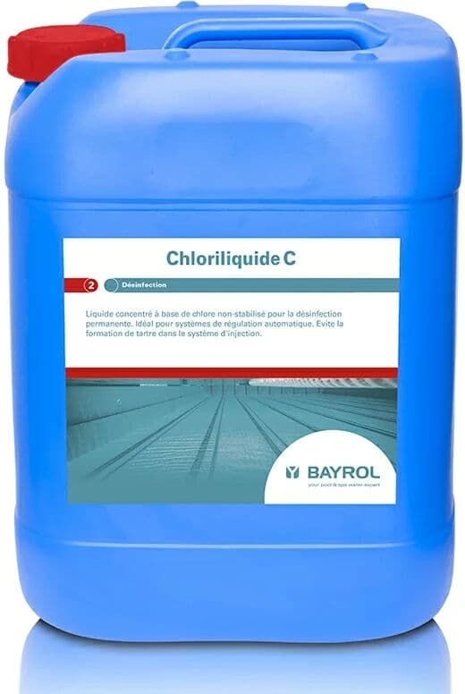Chloriliquide Bayrol - chlore liquide - 80 L (4 bidons de 20 L)