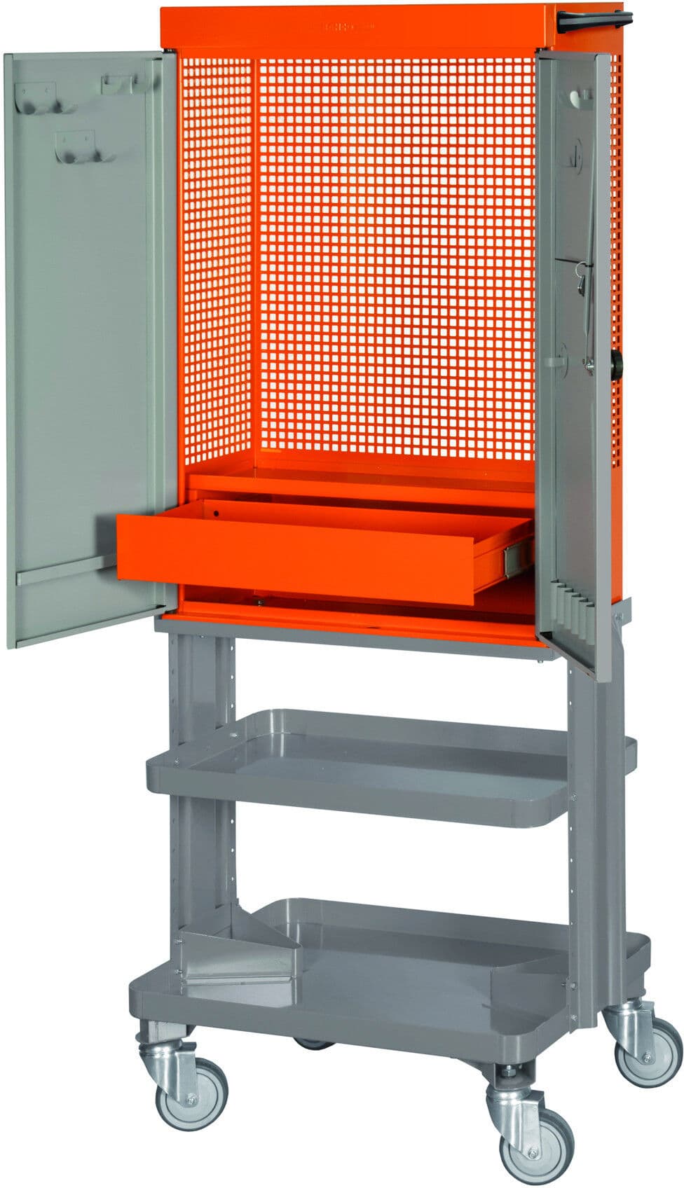 armário de 2 portas com rodas Bahco 1495CD60WBK