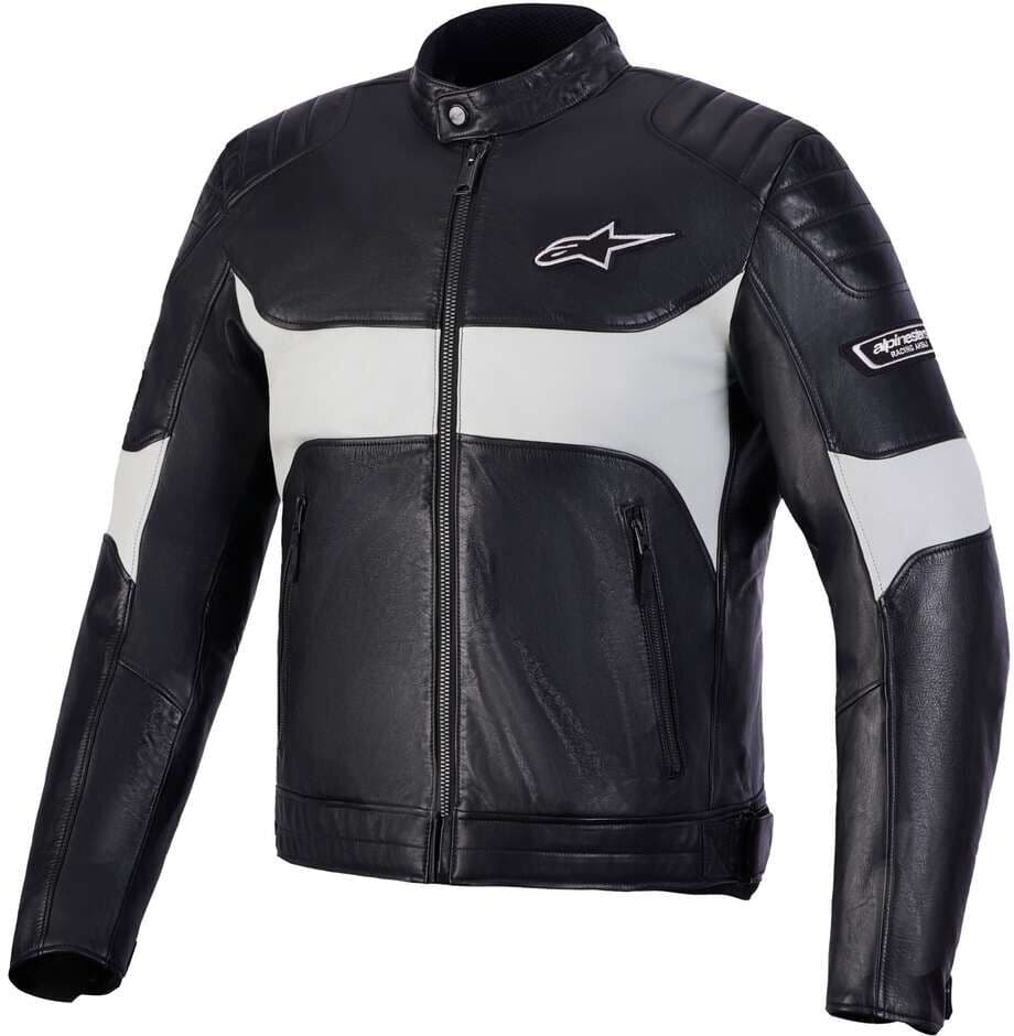 Giacca Moto Pelle Alpinestars REVERN LEATHER JACKET Nero Gri taglia S