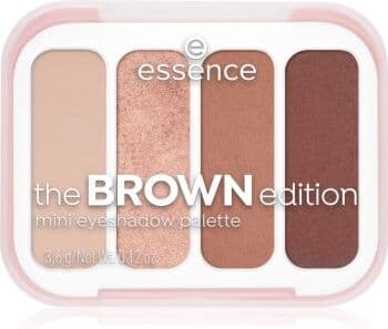 Essence The Brown Edition paleta de sombra para os olhos mini 3.6 g. The Brown Edition