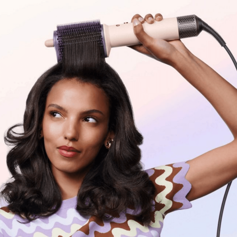 Dyson Cepillo para peinar el cabello Airsmooth™ [enchufe europeo tipo F] 1&nbsp;un. Ceramic pink/Rose Gold