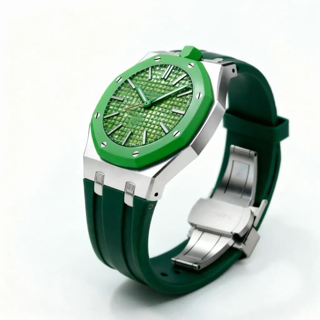 NONE Stainless Steel Silicone Integrated Case Band Mod Kit Convert Pocket Watch To Wristwatch Fit Swatch Pop Series