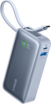 Anker Nano Power Bank (30W, Built-In USB-C Cable)