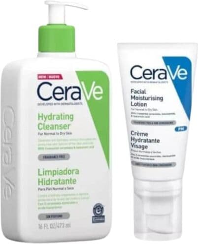 Cerave Pack Rotina Creme Limpeza 473ml + Loção Facial 52ml