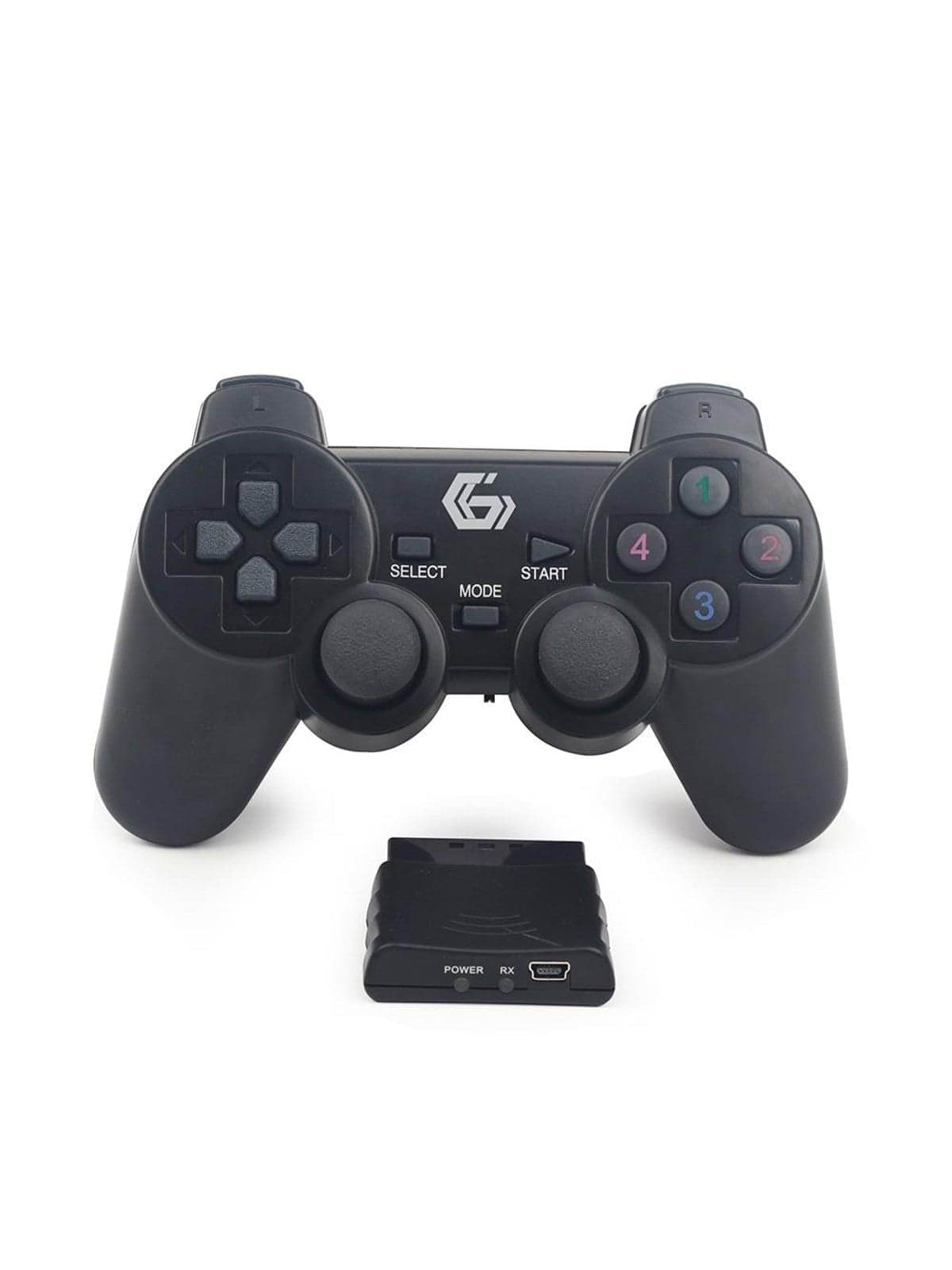 Gembird Wireless Dual Vibration Gamepad - Wireless Controller - Sony PlayStation 2