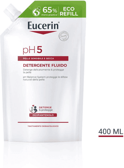 Eucerin pH5 Olio Detergente Doccia Pelle Secca 400 ml REFILL