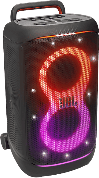 Altavoz de gran potencia - JBL PartyBox 520, 400 W, Con batería, Autonomía 15h, Asa telescópica y Ruedas, IPX4, Negro