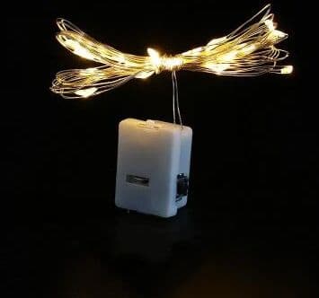 Uplift Picks Button Battery LED Fairy String Lights For Christmas & Home Decor warm 2 M 20 Leds