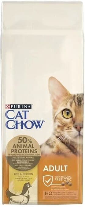 Purina Cat Chow Adulto do Gato Frango Com Peru 15 Kg