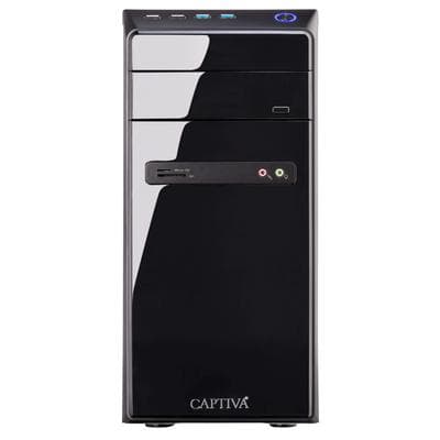 CAPTIVA Business-PC "Power Starter R64-125", schwarz, ohne Betriebssystem, 16 GB RAM 250 GB SSD, Desktop-PCs