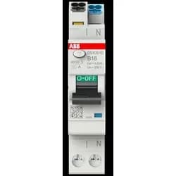ABB FI/LS-Schalter 6kA, 1P+N, 30mA DSX301C B16 A30 R116