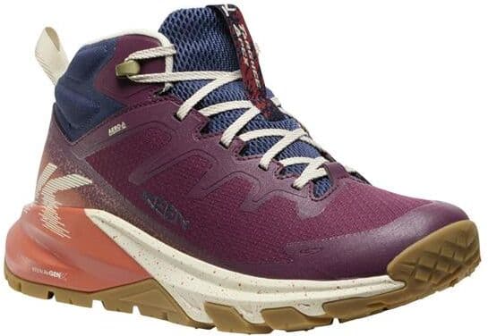 Keen Womens Targhee Apex Mid WP, Fig / Burnt Brick 39
