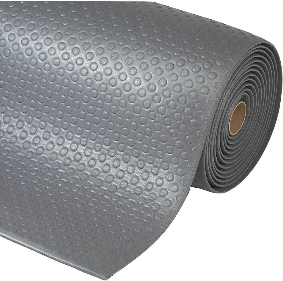 Anti-Ermüdungsmatte Bubble Sof-Tred™, pro lfd. m, Vinylschaum, grau, Breite 600 mm NOTRAX