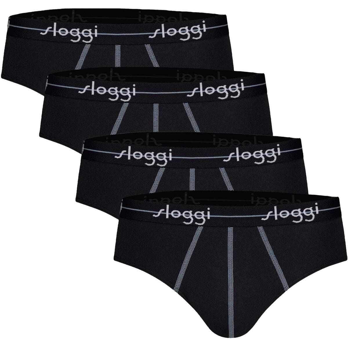 sloggi Herren Slip 4er Pack Start midi C4P box