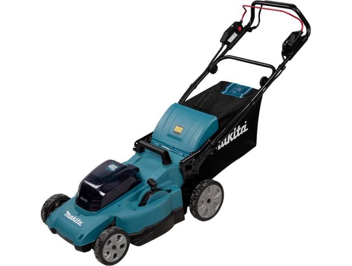 Tondeuse autotractée 48 cm 36V (2x18V) LXT - MAKITA - avec 2 batteries 18V 5.0Ah - chargeur double - DLM481CT2