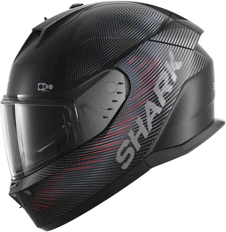 Shark Casco Integral D-skwal 3 Sp Lyne Ece Black / Anthracite / Red S