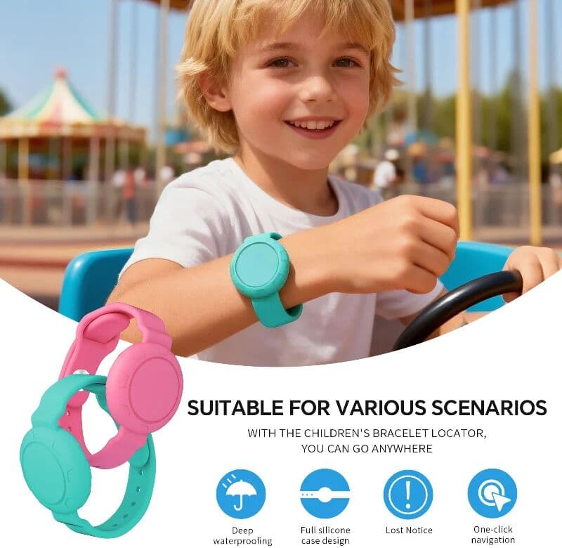 DIXSG Global Tracker Children's Wristband Waterproof Locator Suitable For Xiaomi Huawei Mobile Phones Android Systems Pet Tracking
