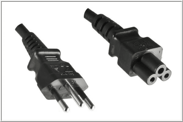 MicroConnect Strømkabel Notebook, 1,8m, Svart, Brasil-Plugg, 1 Stykk, Sen-Pe010818brasil Svart