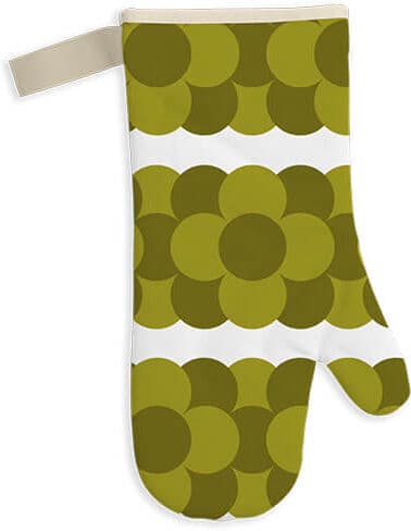 Orla Kiely Retro Green Stripe Oven Mitt