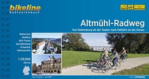 Esterbauer Verlag - Altmühl-Radweg: Von Rothenburg ob der Tauber nach Kelheim an der Donau, 1:50.000,250 km, wetterfest/reißfest, GPS-Tracks Download, LiveUpdate (Bikeline Radtourenbücher) - Preis vom 11.10.2026 15:43:13 h