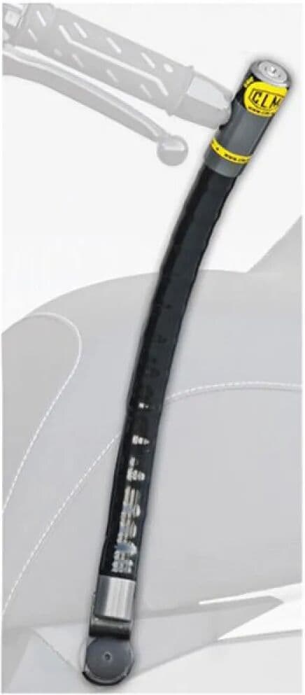 Clm Candado Manillar Llave Plana Chic Kymco Ak 550 E4 550cc Abs Fix 17 Black One Size