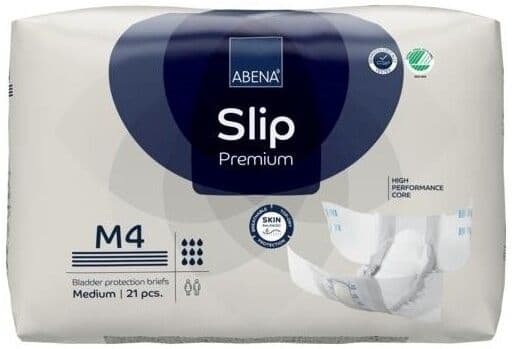 Abena Slip Premium 4 Medium - 8 paquets de 21 protections