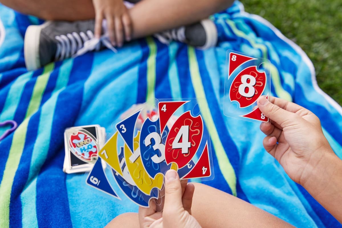 Spiel MATTEL GAMES "UNO H2O To Go", bunt, Spiele, Kinder, Spiel