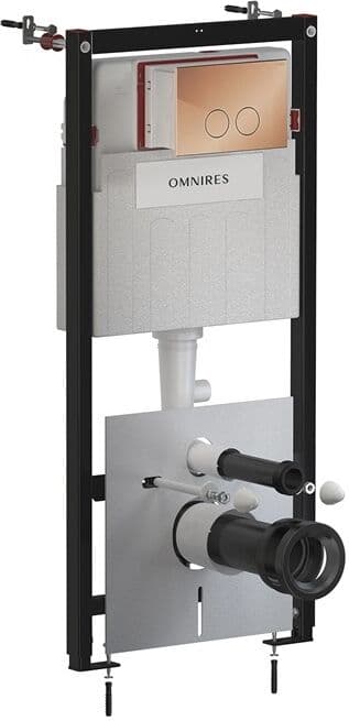 Omnires Flush Set Strongframe stelaż podtynkowy do WC przycisk spłukujący miedź połysk STFWC1M-RCP **ZAPYTAJ O RABAT!**