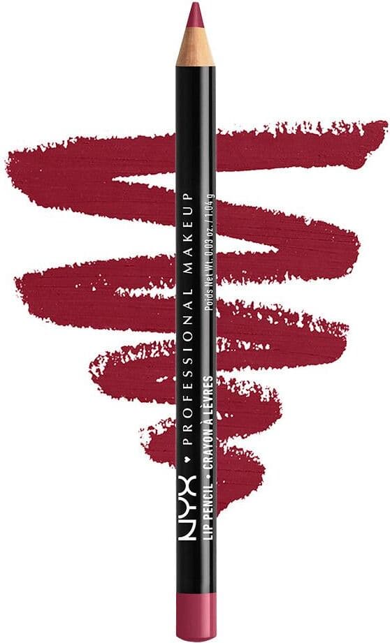 NYX Professional Makeup Slim Lip Pencil - 808 Deep Purple  Lips Skjønnhet Makeup Lipliner - Lip Pencils