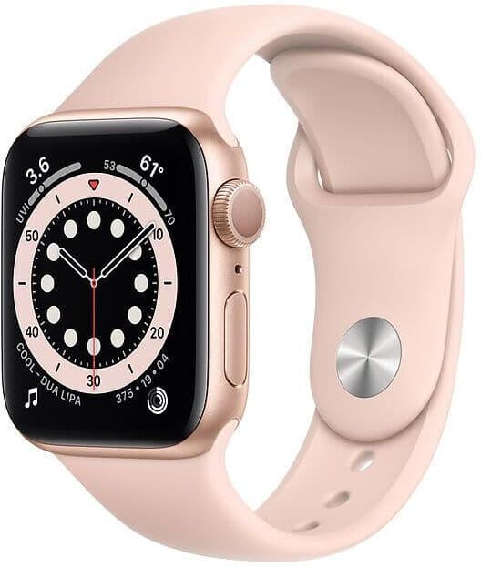 Apple Watch Series 6 Aluminium 40 mm (2020)   GPS   gold   Sport Band Sand Pink - Refurbished