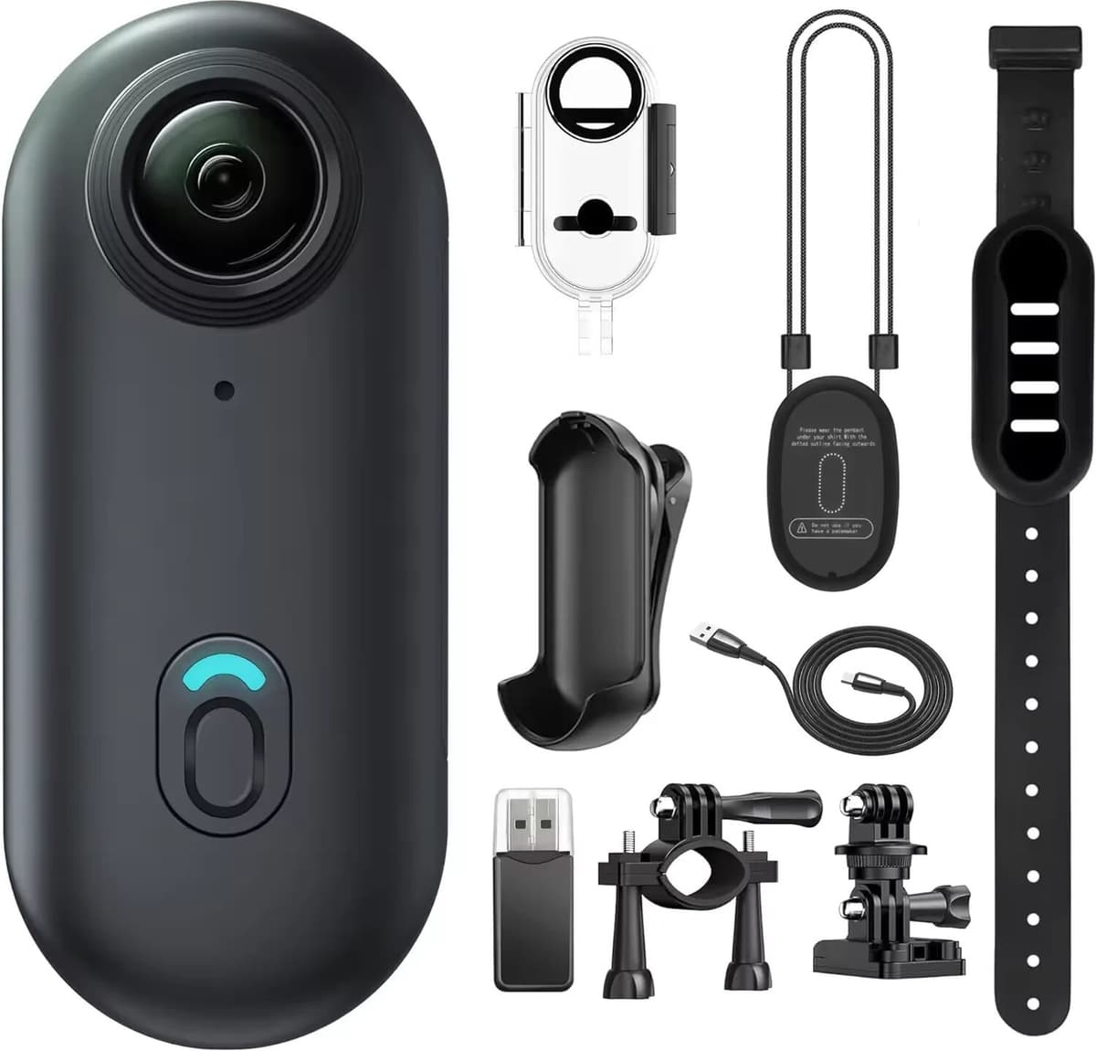 4K HD Motorcycle Mini Recorder Finger WIFI Action Camera Lightweight POV Motorcycle Road Sport Cam Bicycle Vlog Pet Body Camera