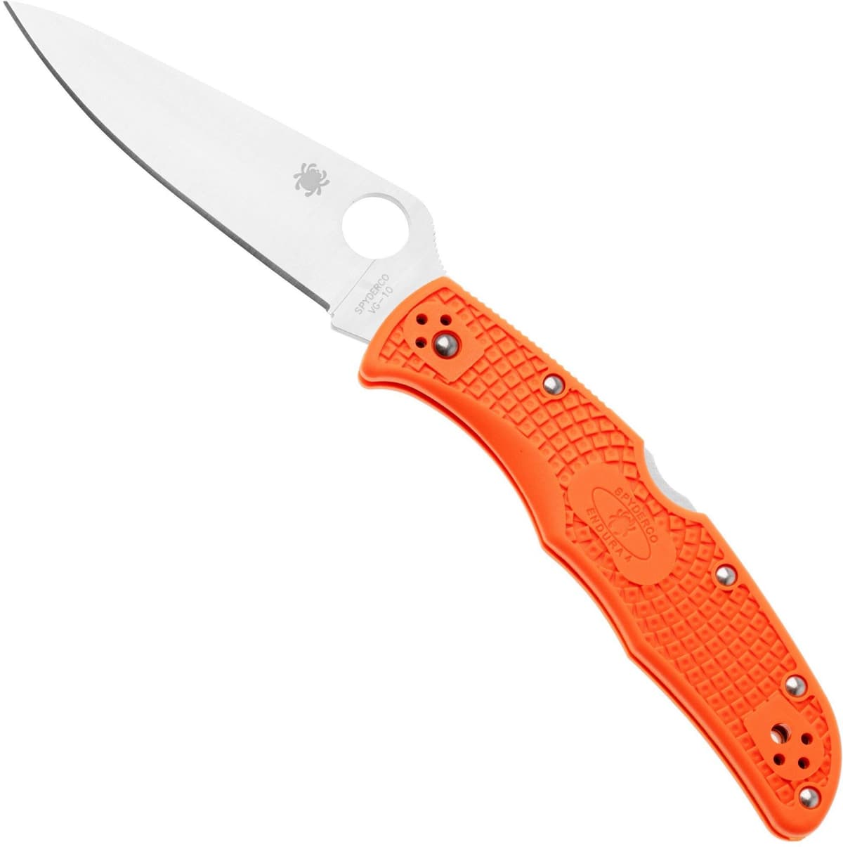 Nóż składany Spyderco Endura 4 pomarańczony C10FPOR