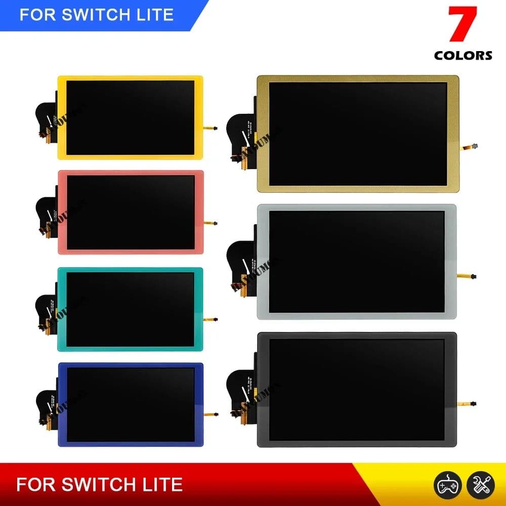 Ispoofer NEW 2IN1 LCD Display Screen with Touch Screen for Switch Lite Full Fitted Lcd Screen Assembly Replacement Game Accessories