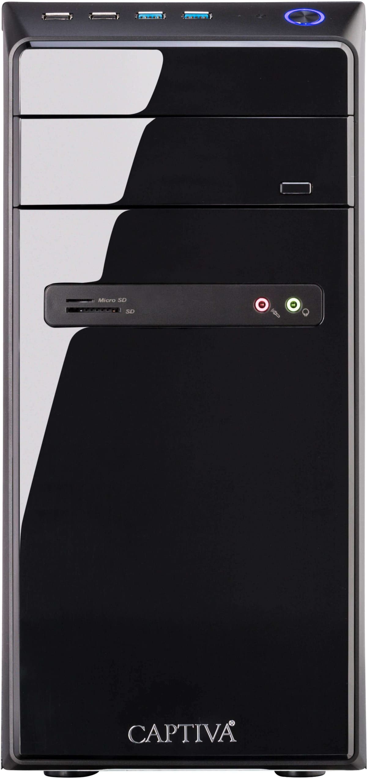 CAPTIVA Business-PC "Power-Starter I95-764", schwarz, Microsoft Windows 11 Pro (64 Bit), keine Angaben, 32 GB RAM 1.000 GB SSD, Desktop-PCs, Business-PC