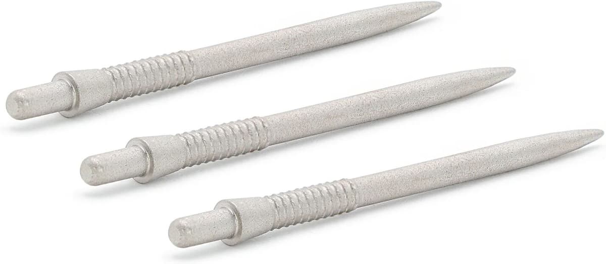 CUESOUL TOUCH POINT II Replacement Dart Steel Points Grooved Design Steel Dart Tips