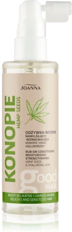 Joanna Cannabis après-shampoing fortifiant aux extraits végétaux pour cuir chevelu sensible 100 ml