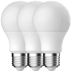 Aktion: Nur noch angezeigter Bestand verfügbar:   3-er Pack Nordlux E27 LED-Leuchtmittel matt 470lm 5,7W wie 40W warmweiß