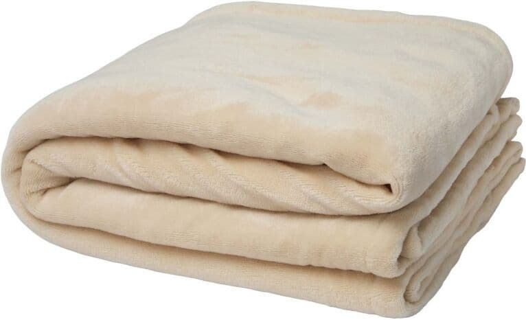 Couverture sherpa personnalisable en polyester recyclé Ashen Flocons d'avoine