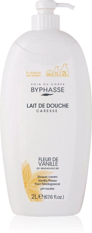 BYPHASSE Vanilla κρέμα για ντους 2000 ml
