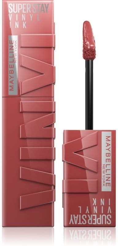 MAYBELLINE NEW YORK SuperStay Vinyl Ink langanhaltender flüssiger Lippenstift 115 PEPPY 4.2 ml