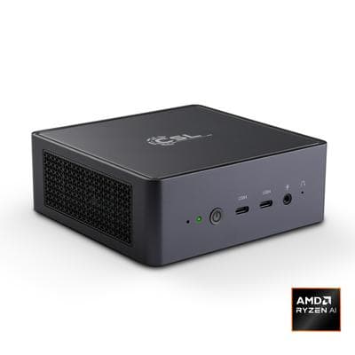 CSL Gaming-PC "VenomBox 8845 HS Windows 11 Pro", schwarz, Microsoft Windows 11 Pro (64 Bit), Radeon™ 780M Grafik, 16 GB RAM 1.000 GB SSD, Desktop-PCs