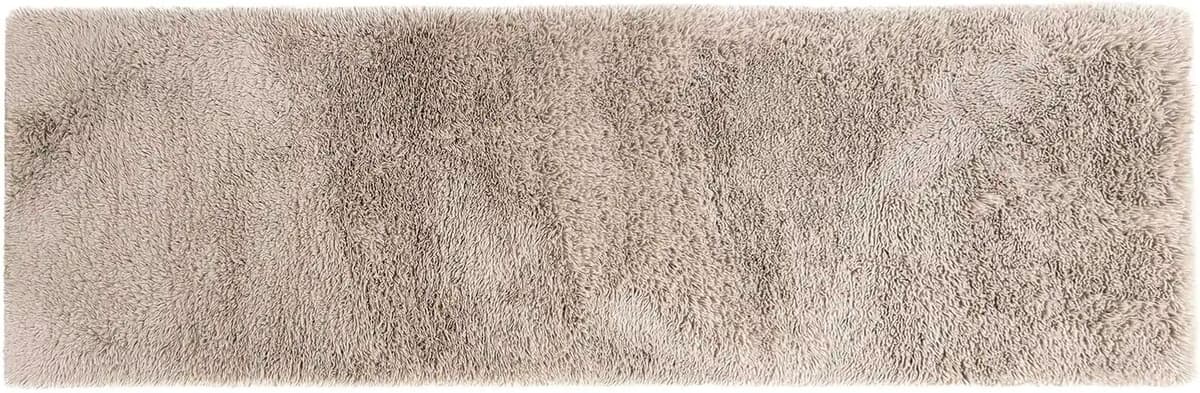 como Hochflorteppich  Fluffy ¦ braun ¦ Synthetische Fasern ¦ Maße (cm): B: 80