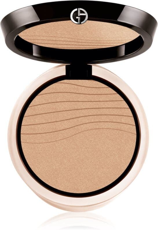 Giorgio Armani Luminous Silk Glow Fusion Face Powder πούδρα σε μορφή compact για λάμψη απόχρωση 4 3.5 γρ