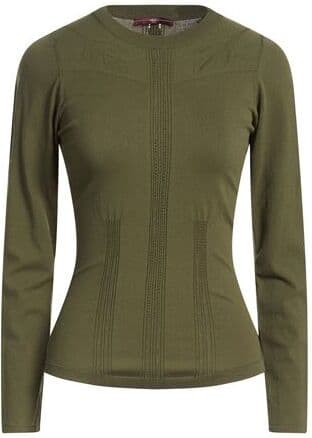 High Pullover Mujer Verde militar M,XL Mujer