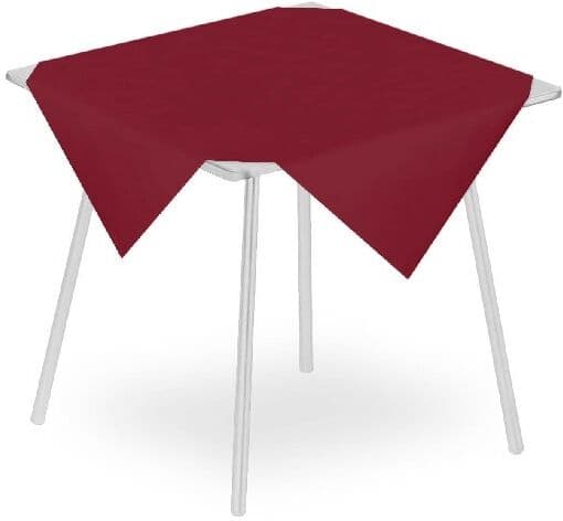 Pack Service Tovaglia bordeaux 100x100 cm 100 Pezzi