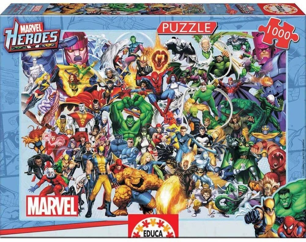 Educa - 1000 Marvel Heroes Puzzles (80-15193)