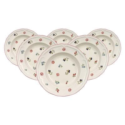 Villeroy & Boch Petite Fleur Suppenteller ø 22,8 cm 6er Set