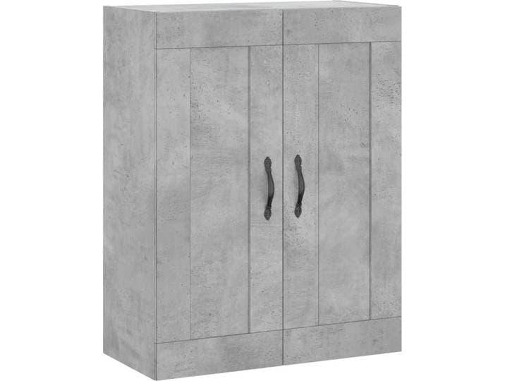 vidaXL - Wandkast - 69\,5x34x90 - cm - bewerkt - hout - betongrijs