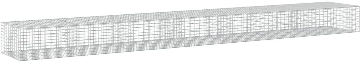 vidaXL Gabion avec fil de 5 mm et maille de 5x10 cm 700x100x50 cm